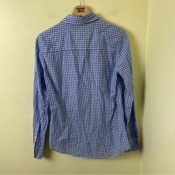 J. Crew Blue & White Button Down Long Sleeve Size Small - Picture 9 of 9